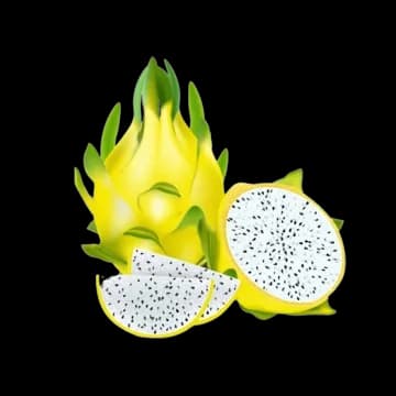 Yellow dragon fruit - sata dragon greenx